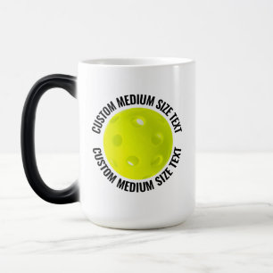 Mágica Taza Mediana de Textura y Pickleball 15oz Personal