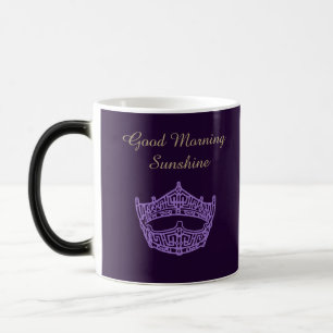 Mágica Taza Miss América Buenos Días Corona Soleada