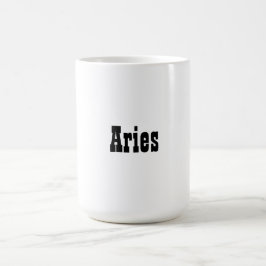 Mágica Taza Morfante del Signo Zodiacal de Aries