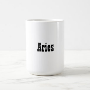 Mágica Taza Morfante del Signo Zodiacal de Aries