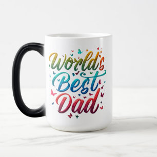 Mágica Taza Morfológica 15 oz – El Mejor Papá del Mundo**