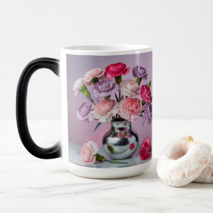 Mágica Taza Morfológica de Claveles Lavanda
