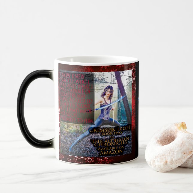 Mágica Taza Morphing carmesí de Frost (Con donut)