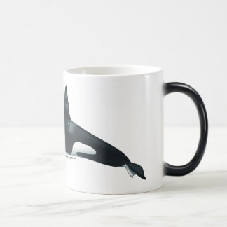 Mágica Taza morphing de la orca masculina
