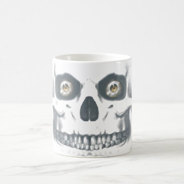 Mágica Taza Morphing del cráneo del zombi (Centro)