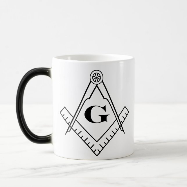 Mágica Taza Morphing del cuadrado y del compás (Izquierda)