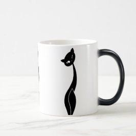 Mágica Taza Morphing del gato negro