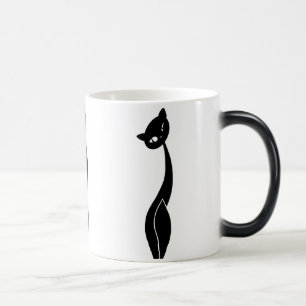 Mágica Taza Morphing del gato negro