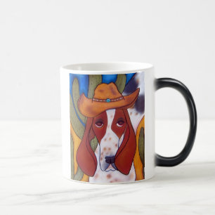 Mágica taza Morphing del perro del desierto de