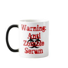 Taza Morphing del suero anti del zombi