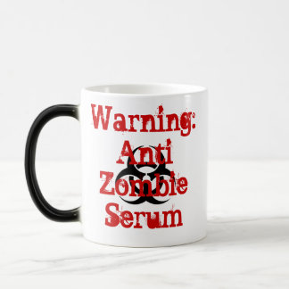 Mágica Taza Morphing del suero anti del zombi
