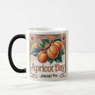 Mágica Taza Morphing Día del Albaricoque Art Nouveau