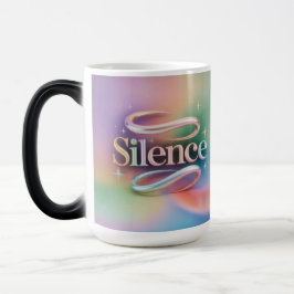 Mágica Taza Morphing Estelar Pastel de Meditación Silenci