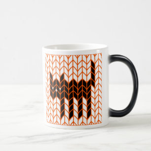 Mágica Taza Morphing GATO NEGRO de punto