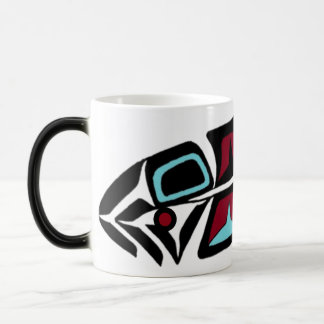 Mágica Taza Morphing personalizada de la pluma del