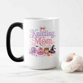 Mágica Taza para mamá tejedora de Halloween
