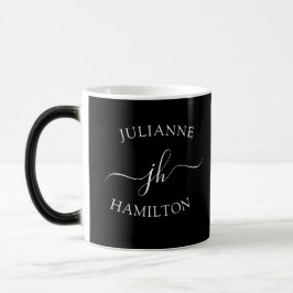 Mágica Taza Personalizada con Monograma de Nombre