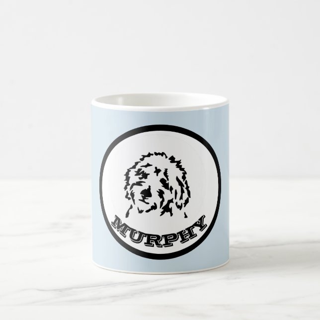 MÁGICA TAZA PERSONALIZADA DE GOLDENDOODLE (Centro)