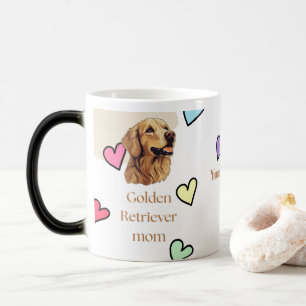 Mágica Taza personalizada para mamá de Golden Retriever -