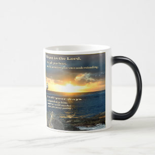 Mágica Taza Proverbios 3:5-6 Confía en el Señor