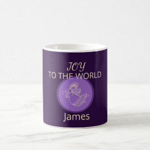 Mágica Taza Radiante Ángel de Lavanda de Alegría Familiar
