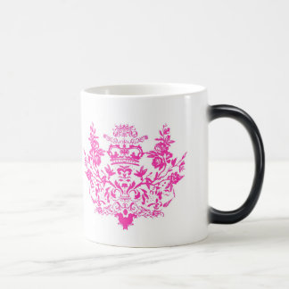 Mágica Taza rosada del damasco del Victorian