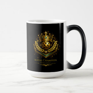 Mágica Taza Royal Champion Pickleball™ | Lujo Negro y Oro