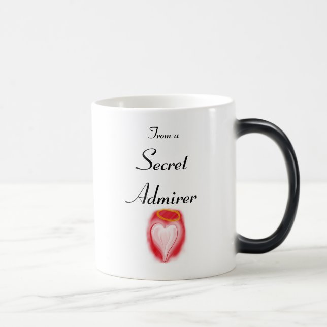Mágica Taza secreta de la magia del admirador (Derecha)
