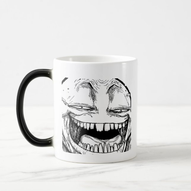 Mágica Taza sonriente de desaparición de la taza de café (Izquierda)