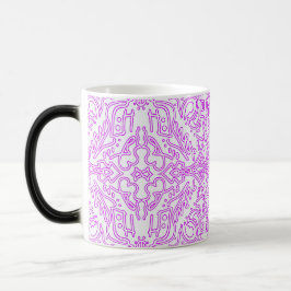 Mágica Taza Suave Rosa Soñador patrón Mandala