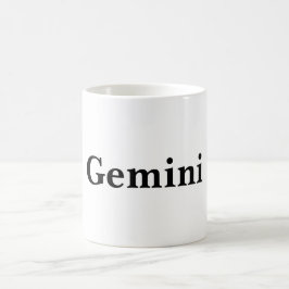 Mágica Taza Tercera Signo del Zodiaco Géminis