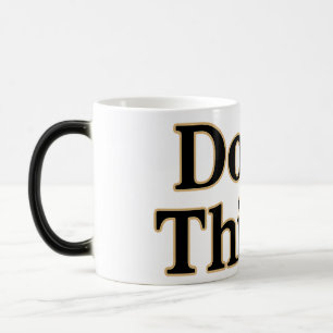 Mágica Una taza para la fuerte mente "No pienses"