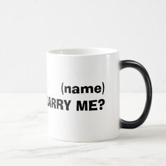 Mágica usted me casará taza