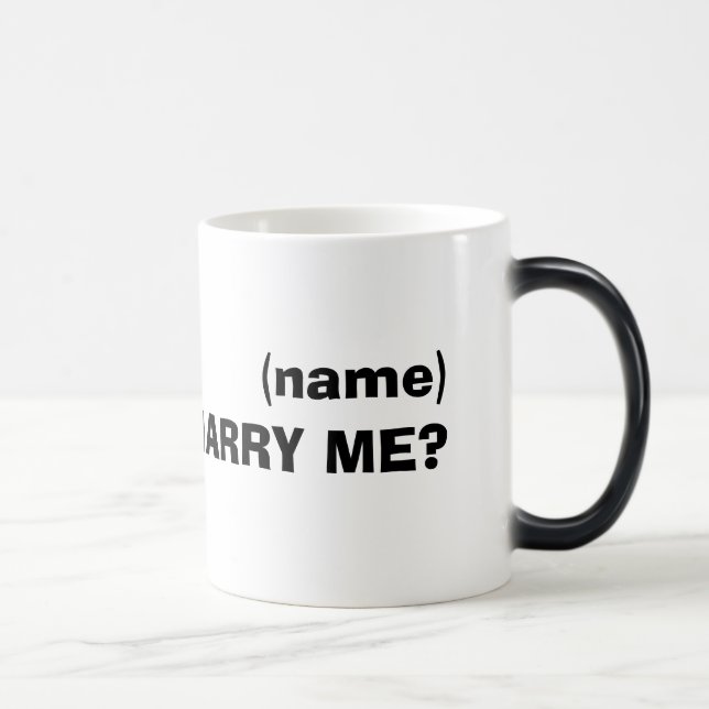 Mágica usted me casará taza (Derecha)