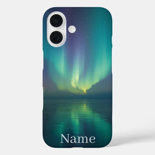 Magical Aurora Funda - Nombra personalizada regalo (Reverso )