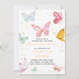 Magical butterflies Invitación al cumpleaños 2025