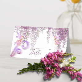 Magical Fairy Theme Folletos Tarjeta de mesa