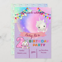 Magical Unicornio- Segunda Invitación a la fiesta