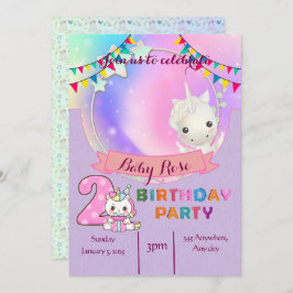 Magical Unicornio- Segunda Invitación a la fiesta