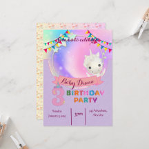 Magical Unicornio- Tercera invitación a la fiesta