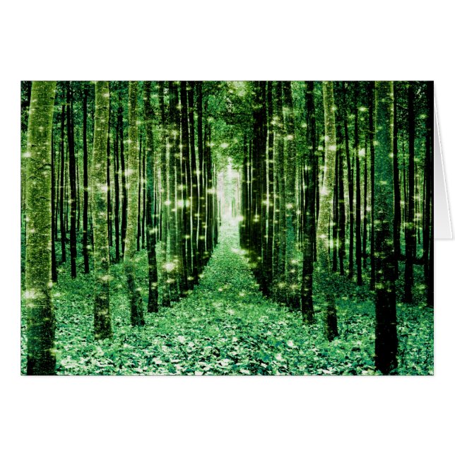 Mágico misterio verde forestal (Anverso (Horizontal))