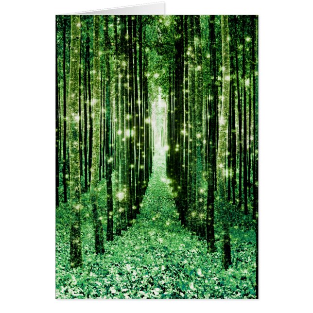 Mágico misterio verde forestal (Frente)