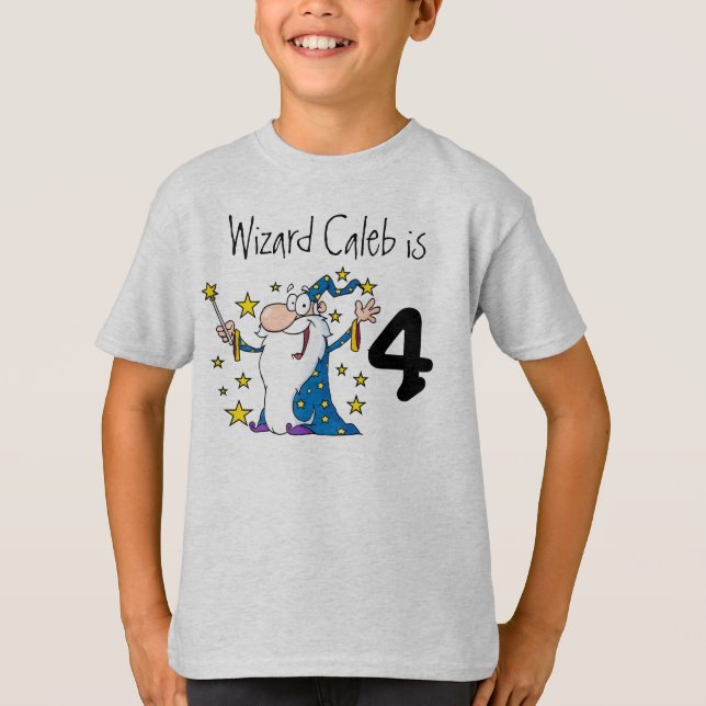 Mágico Personalizable Camiseta de cumpleaños (Anverso)