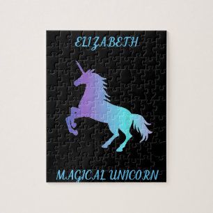 "MÁGICO UNICORN" puzzle para chicas personalizados