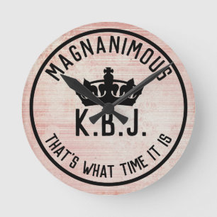 Magnánimo reloj de pared conmemorativo de KBJ