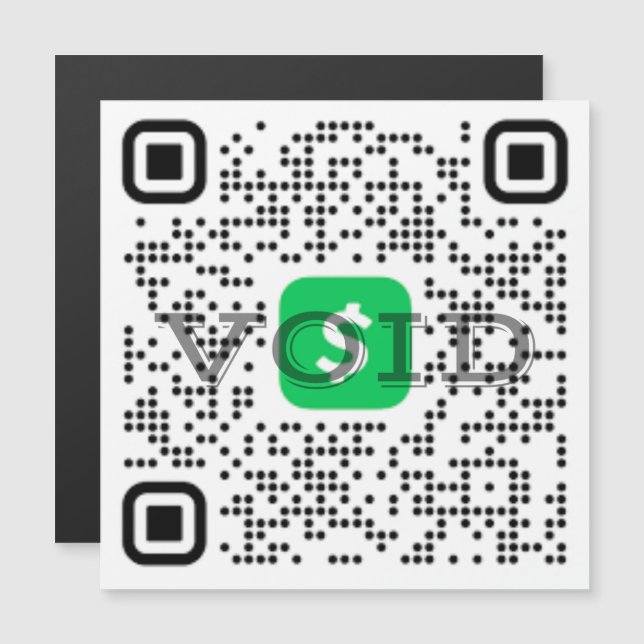 Magnate de aplicaciones de efectivo de código QR (Anverso/Reverso)