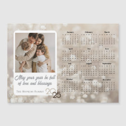 Magnate de calendario de fotos de Personalizado de