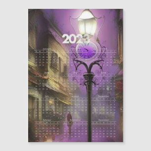 Magnate de calendario - Lámpara de reloj de la cal