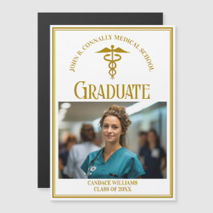 Magnate de foto de graduación de la Escuela de Med