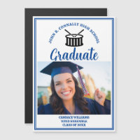 Magnate de graduación de foto de banda de la escue